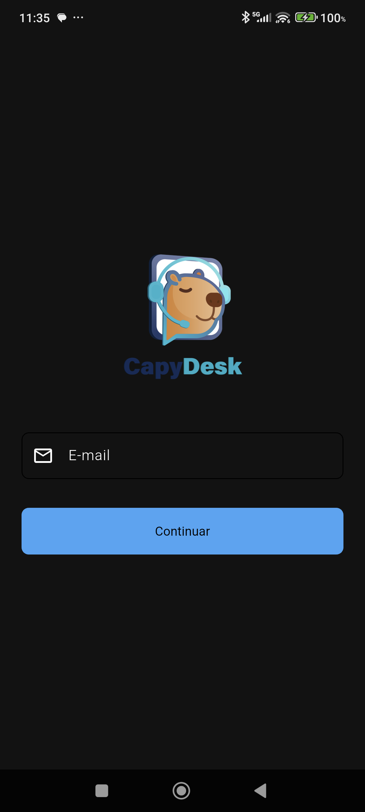 Mobile Login Interface