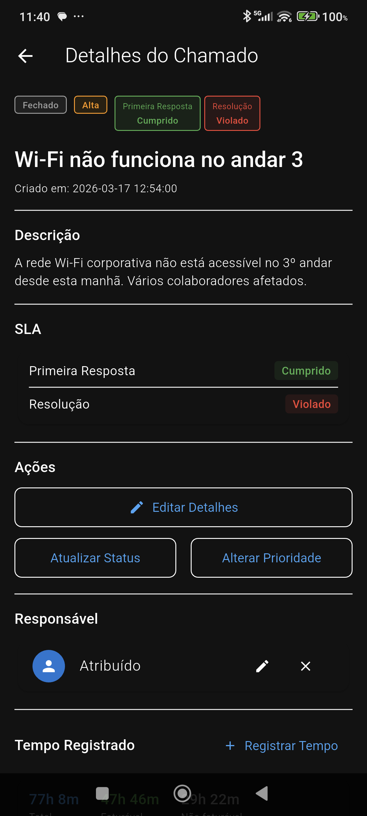 Omnichannel Ticket Detail